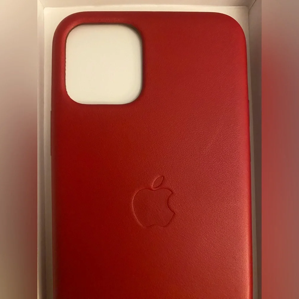 iPhone 11Pro (Product) RED Soft European Leather Case Brand New